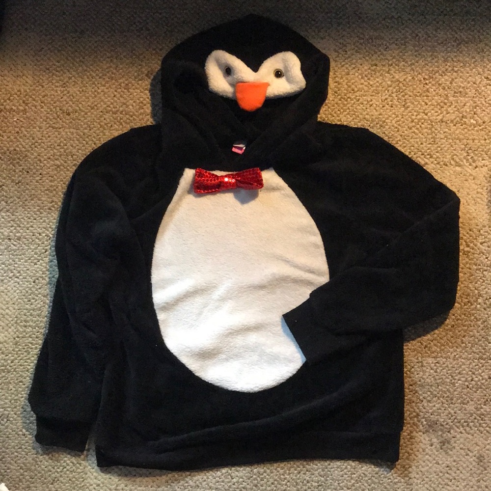 Penguin Bow Tie Hoodie